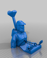 Halo Master Chief-standaard voor Xbox-controller en headset