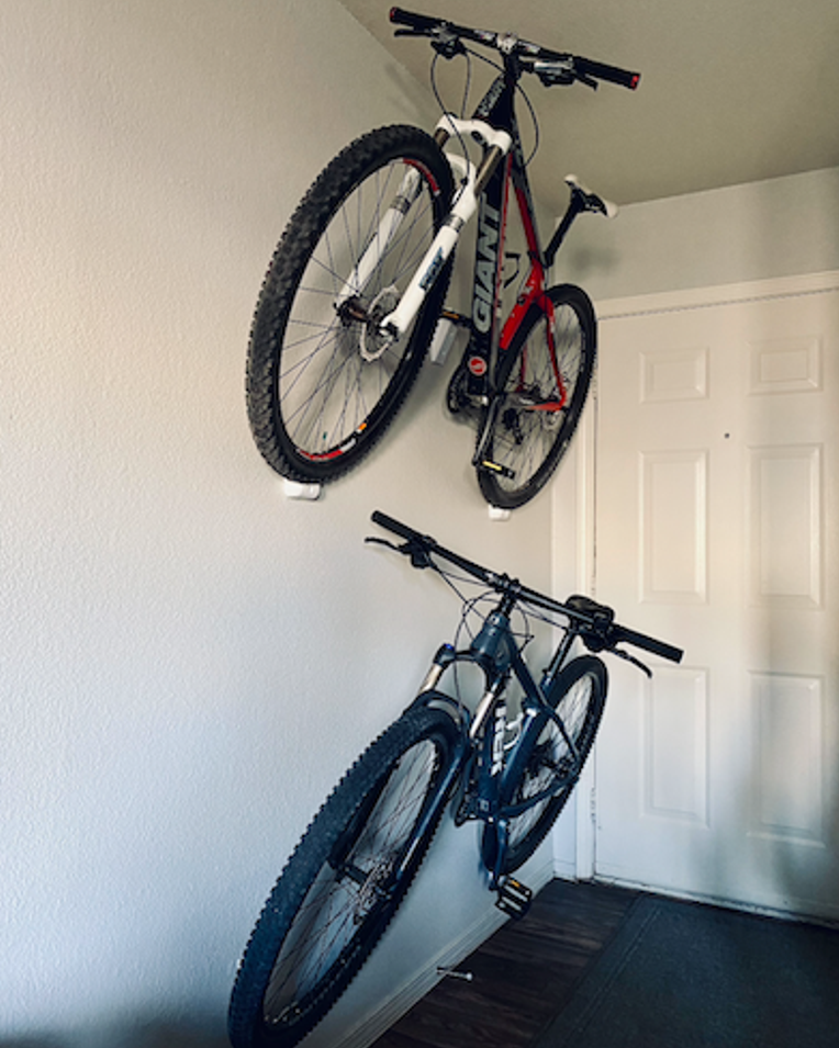 Wandhouder voor mountainbike met pedaalhaak