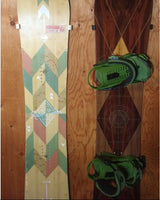Wandhouder voor snowboard en wakeboard