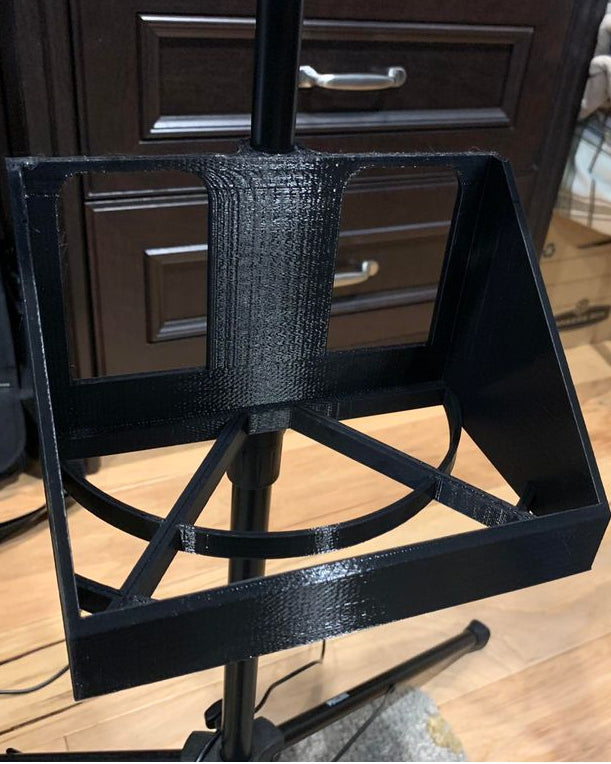 Houder voor Blackstar Fly 3W-versterker voor een muziekstandaard