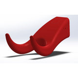 Minimalistische wandhouder voor ukelele – tweedelig ontwerp