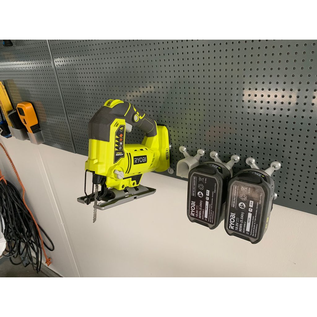 Ryobi One+ gereedschapshouder voor Biltema-gereedschapsbord (12 mm)