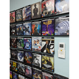 Wandhouder voor Blu-ray-, dvd-, PS- en Xbox-hoesjes