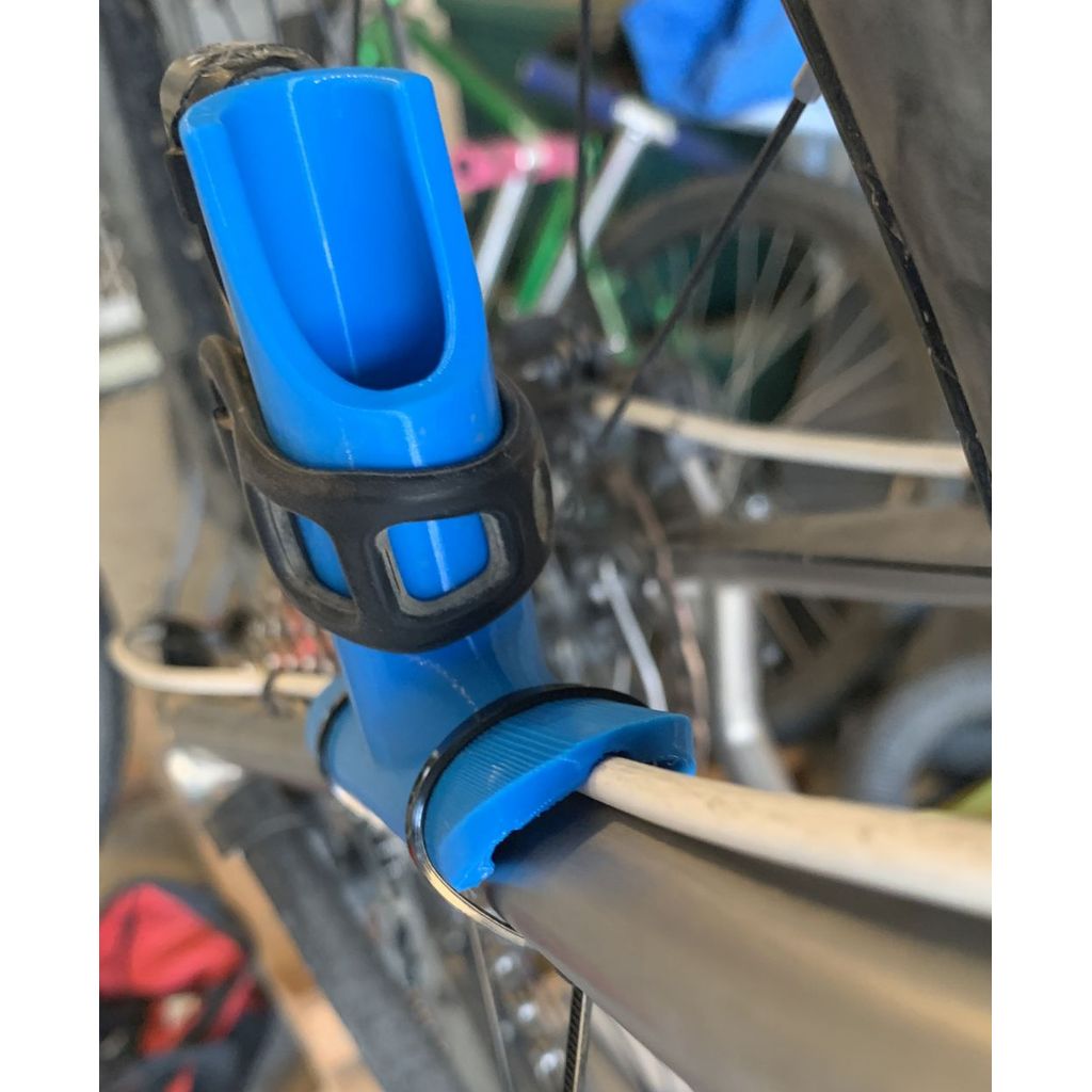 Lamphouder voor de achterste liggende achtervork – bikepacking