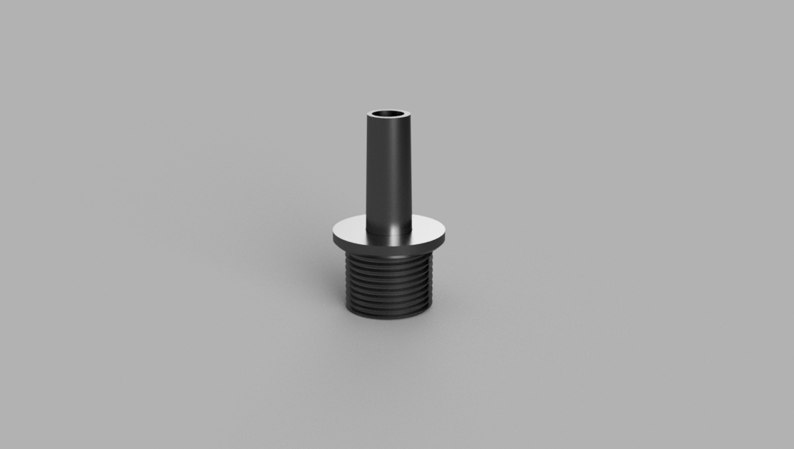 Slangadapter voor waterpomp – 3/8 inch binnendiameter naar 20 x 1,5 mm schroefdraad